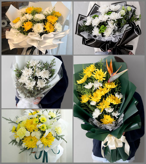 湖北随州市随县万和镇黄林树村白事花束代送